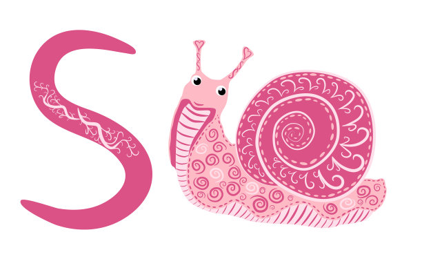 小写字母可爱的小朋友五颜六色的动物园和图片下载