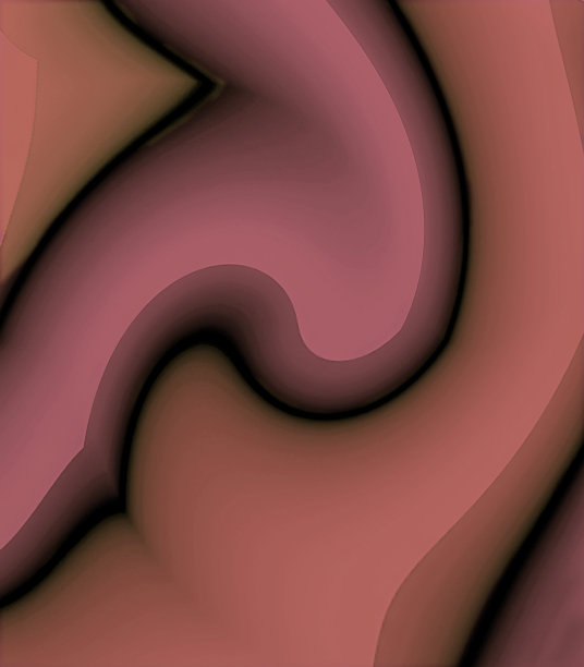 棕色波浪抽象背景与柔和的分级黑色阴影图片下载