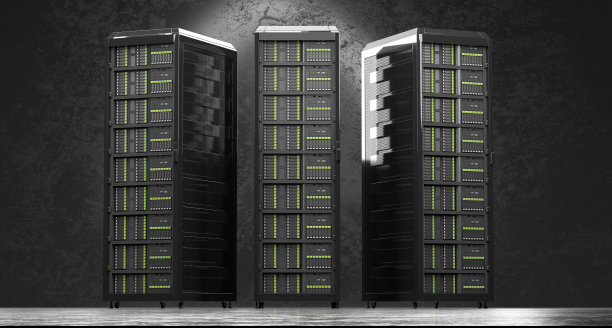 现代服务器，超级计算机，数据中心。图片下载