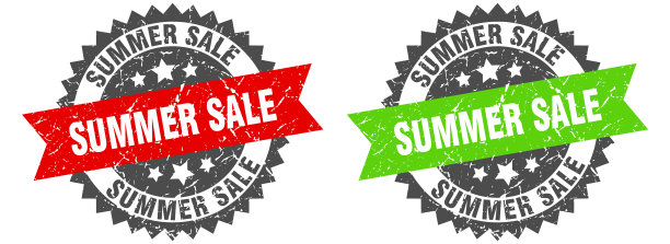 夏季销售乐队标志夏季销售垃圾邮票套装图片下载