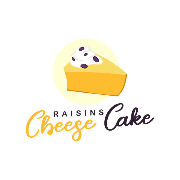 奶酪蛋糕标志糕点烘焙艺术图片下载