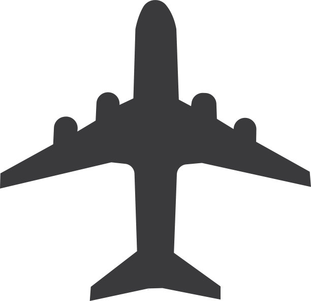 飞机标志模板图标设计图片下载