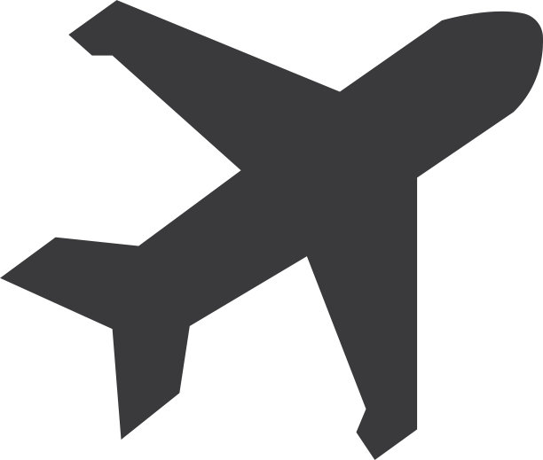 飞机标志模板图标设计图片下载