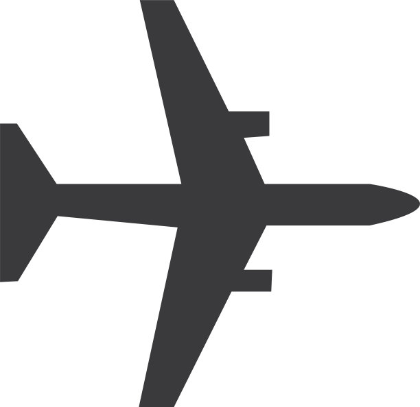 飞机标志模板图标设计图片下载