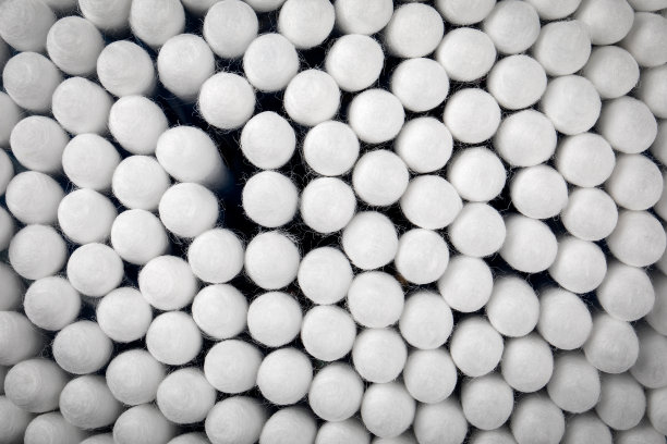 化妆棉拭子。抽象纹理背景图片下载