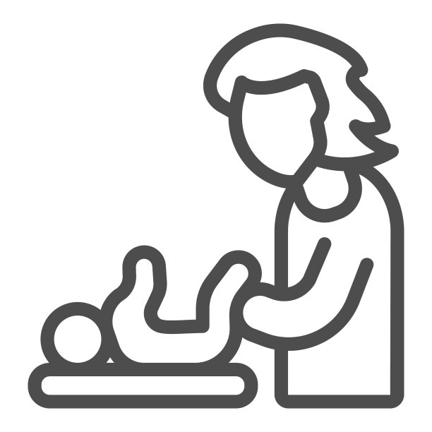 母亲襁褓巴林图标母亲节的概念图片下载