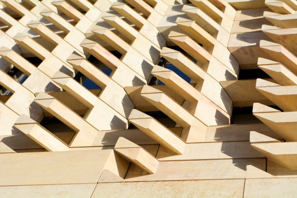 几何建筑设计建筑立面图片下载