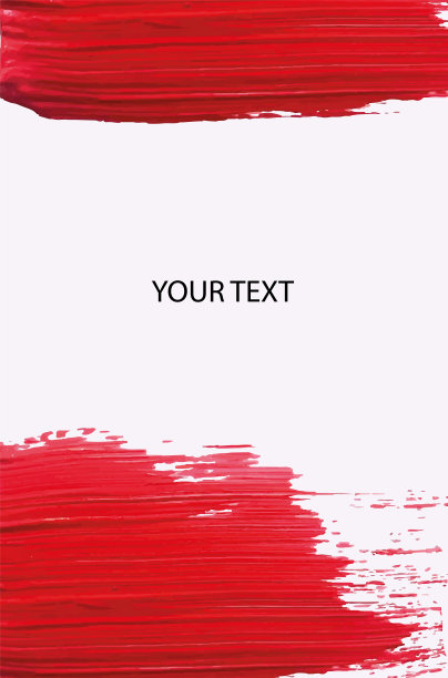布局与红色丙烯酸涂料的粗线条与空间为您的文本。化妆品设计。的背景图片。EPS10。图片下载