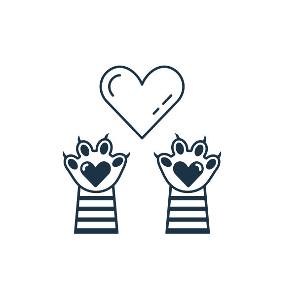 有猫爪子的情人节偶像图片下载