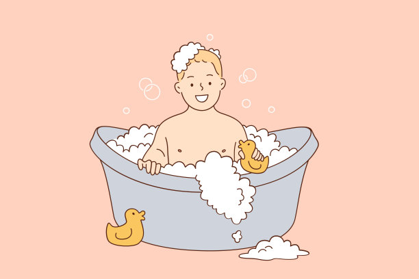 儿童卫生与关爱理念图片下载