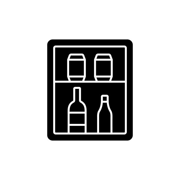 迷你条黑色字形图标图片下载