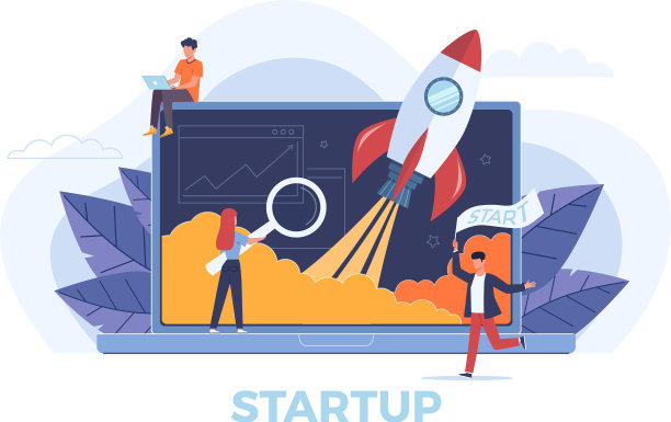 创业火箭发射比喻人图片下载