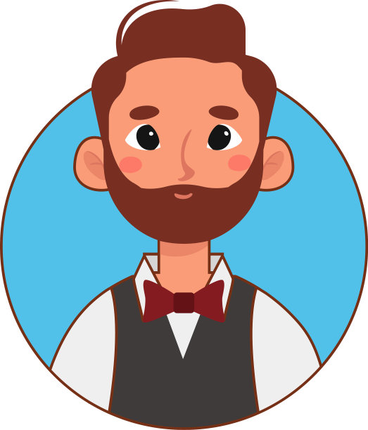 孤立wairtress标志图片下载