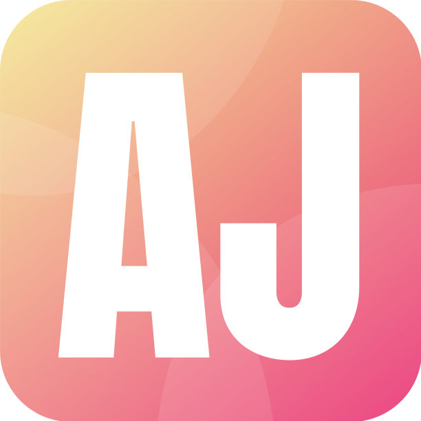 Aj字母标志设计风格简约图片下载