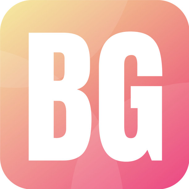 Bg字母标志设计风格简约图片下载