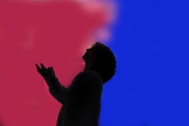 女子剪影图片下载