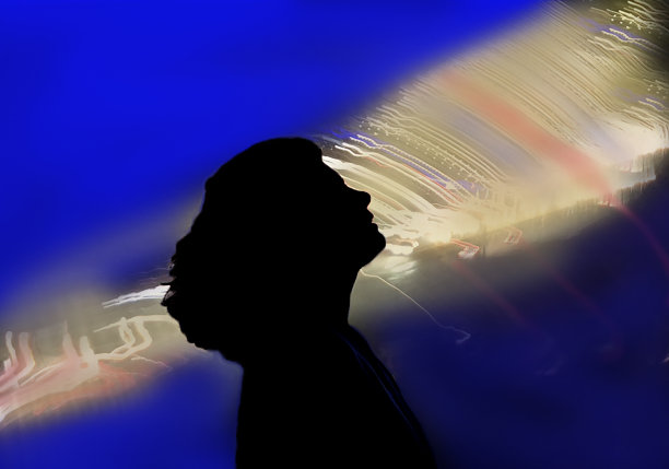 女子剪影图片下载