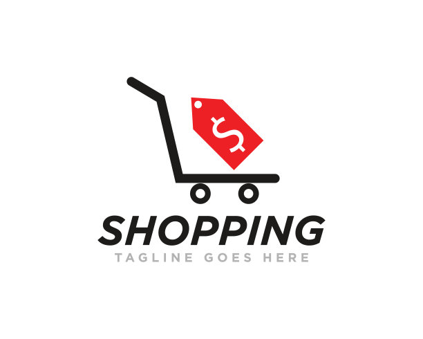 购物标志设计矢量图片下载