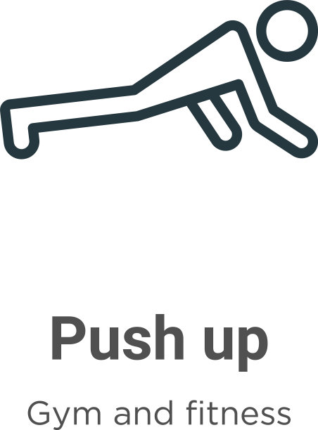 向上推轮廓图标细线黑色向上推图标图片下载