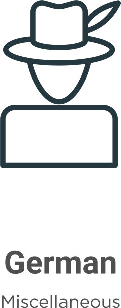 德国轮廓图标细线黑色的德国图标图片下载