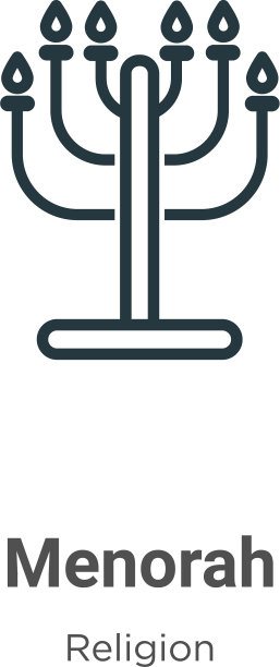 烛台轮廓图标细线黑色烛台图标图片下载