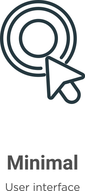 最小轮廓图标细线黑色最小图标图片下载