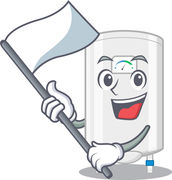 一个具有民族主义色彩的燃气热水器吉祥物图片下载