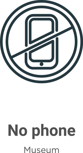 没有手机轮廓图标黑细线没有手机图片下载