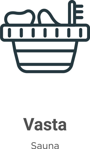 Vasta轮廓图标细线黑色Vasta图标图片下载