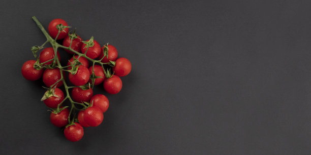 新鲜的有机红番茄。图片下载