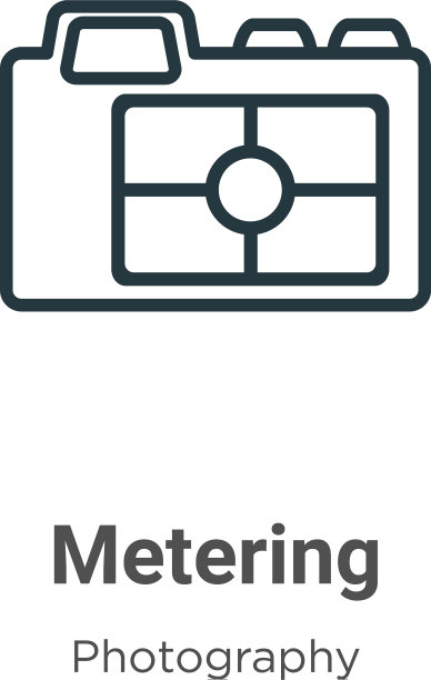 测光轮廓图标细线黑色测光图片下载