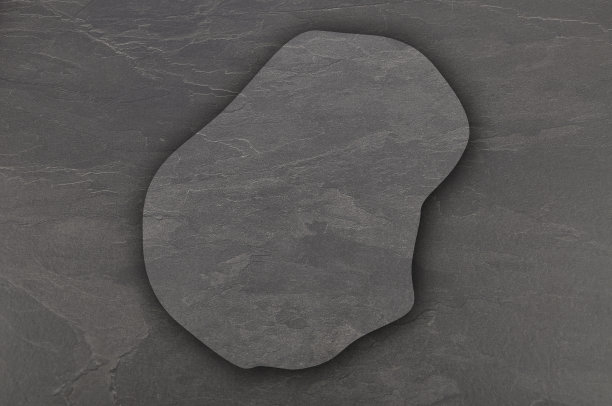 黑色石板上的瑙鲁地图图片下载