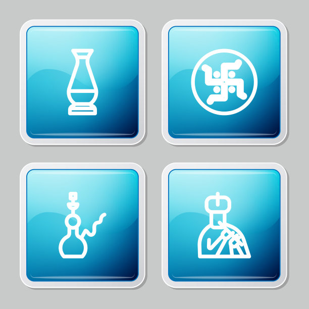 设置线印度花瓶印度的万字水烟和图片下载