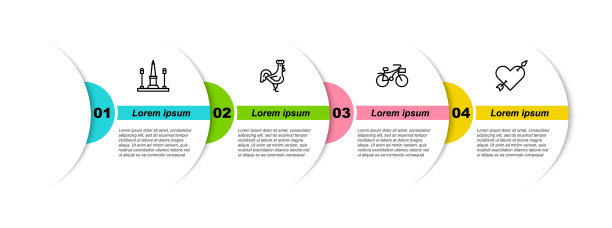 定线地点的协和法国公鸡图片下载