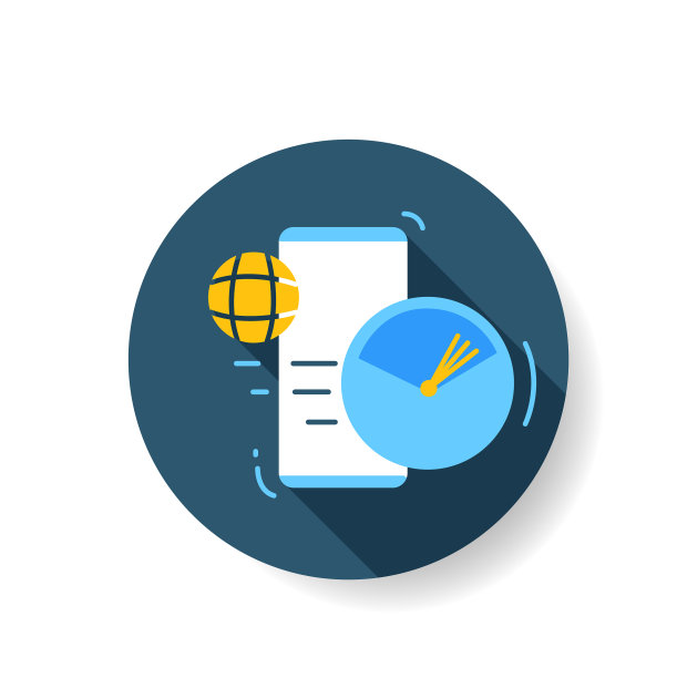 5g网速交通平坦图标颜色图片下载