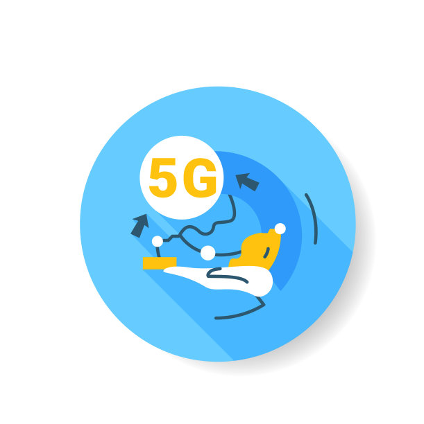 5g行业平面图标颜色图片下载