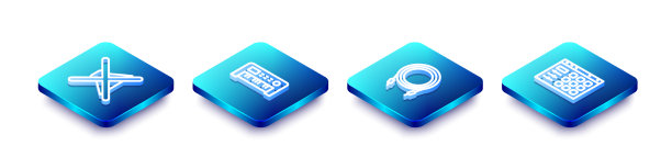 设置等距线扬声器静音音乐合成器图片下载