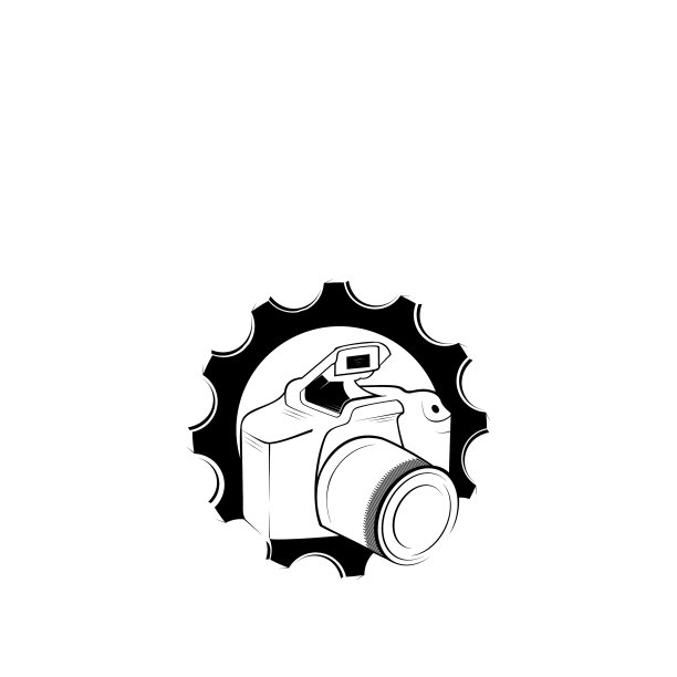 剪影相机图标标志设计模板图片下载