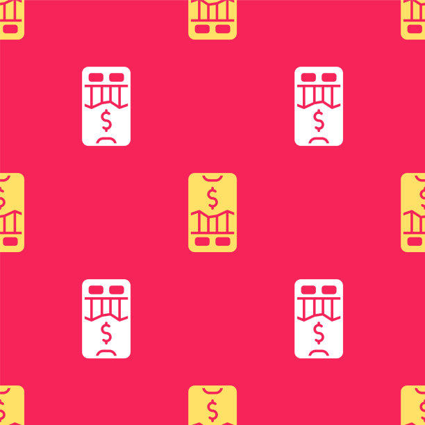 黄色移动股票交易概念图标孤立图片下载