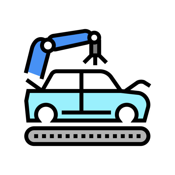 应用汽车车身颜色图标矢量插图底漆图片下载