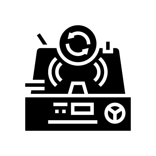 造粒药品生产字形图标矢量插图图片下载