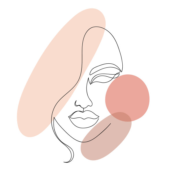 抽象形象一个有污点的女人图片下载