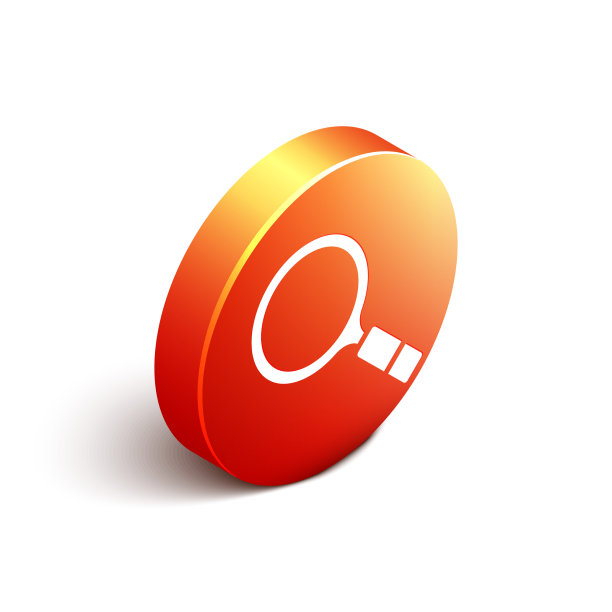 等距放大镜与搜索图标图片下载