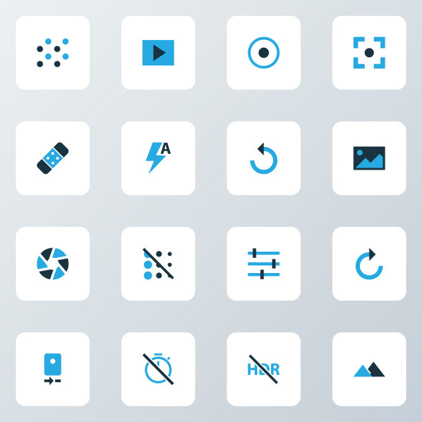 图片图标彩色设置与幻灯片图片下载