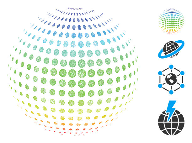 网络点球面表面抽象图片下载