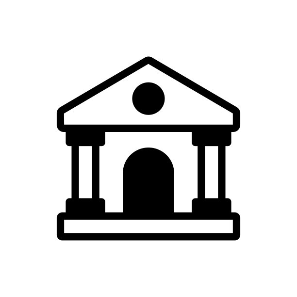 银行矢量图标。银行和金融符号PS 10文件图片下载