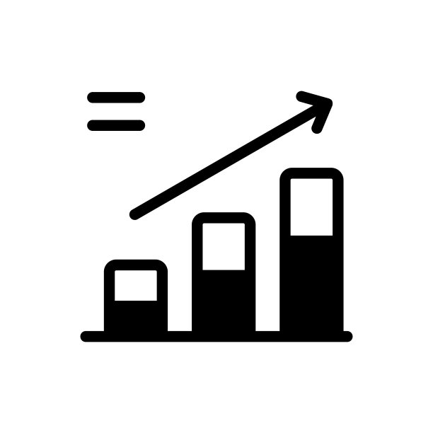 增长图表矢量图标。银行和金融符号PS 10文件图片下载