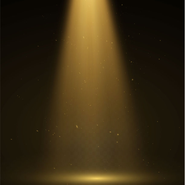 光向量射线的集合孤立在透明的背景图片下载