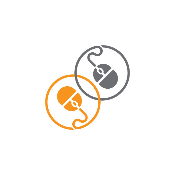 连接电脑鼠标线缆标志图片下载