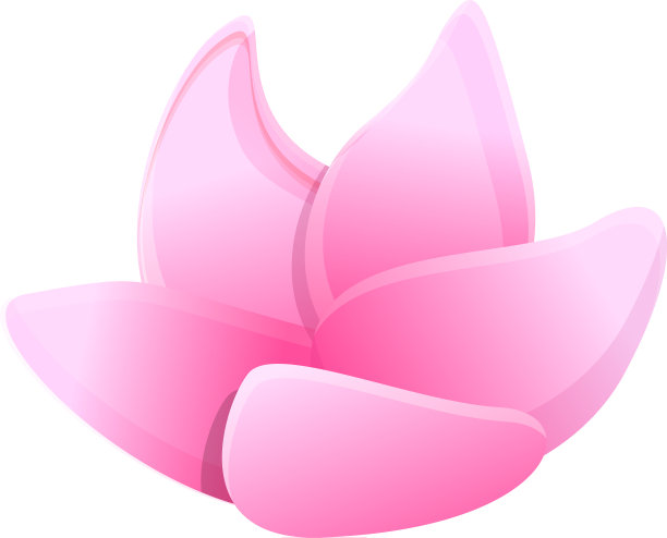 鸡蛋花卡通风格的奇异图标图片下载